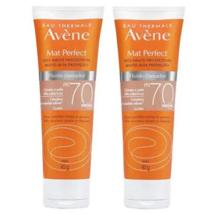 Avène Mat Perfect Kit com 2 Unidades – Protetor Solar Clareador com Cor FPS70 – Claro 40g Kit