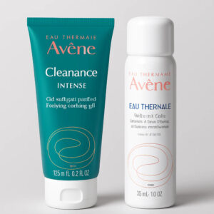 Kit Gel de Limpeza Facial Avéne Cleanance Intense 150ml + Avène Eau Thermale Água Termal 150ml
